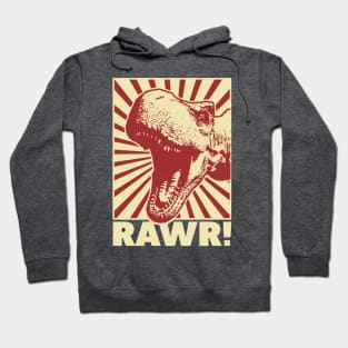 RAWR Tyrannosaurus Rex T-Rex Vintage Retro T Rex Hoodie